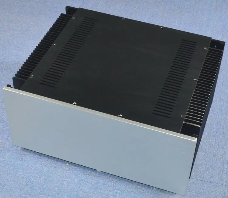 WA142 Aluminum case Power amplifier chassis class A box size 390*485*210mm