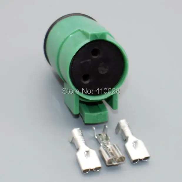 shhworldsea 2/5/30/100sets 6.3mm 3pin auto plastic housing plug wire waterproof round cable connector