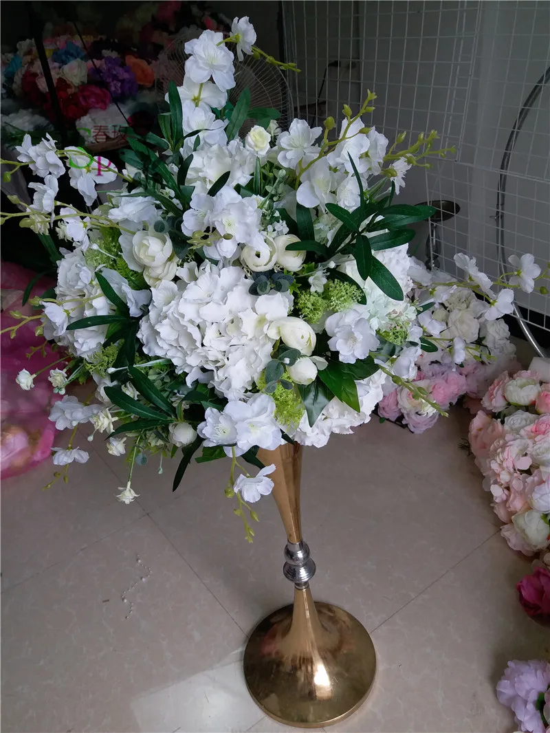 SPR wedding table flower ball centerpiece wedding road lead artificial flore  centerpiece  wedding backdrop flower decoration