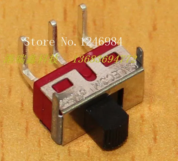 

[SA]Taiwan SH electronic switch toggle switch slide switch SPDT switch plates welded corners TS-13P--50pcs/lot