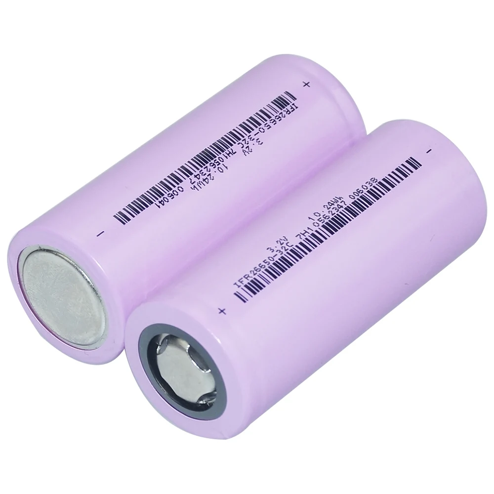 Batteria ricaricabile LiFePo4 3,2V/11.24Wh 3200mAh batteria ricaricabile (26650 Flat Top con certificazione UN Und UL