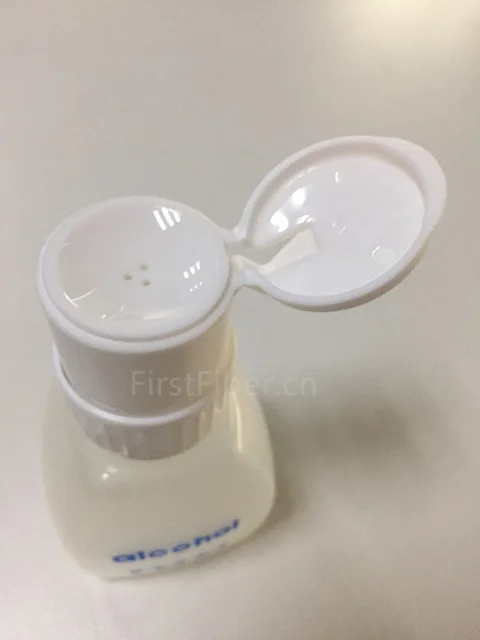 Fiber cleaning Isopropyl Alcohol Automatic Dispensing Bottle Plastic,  250ML Empty bottle without liquid