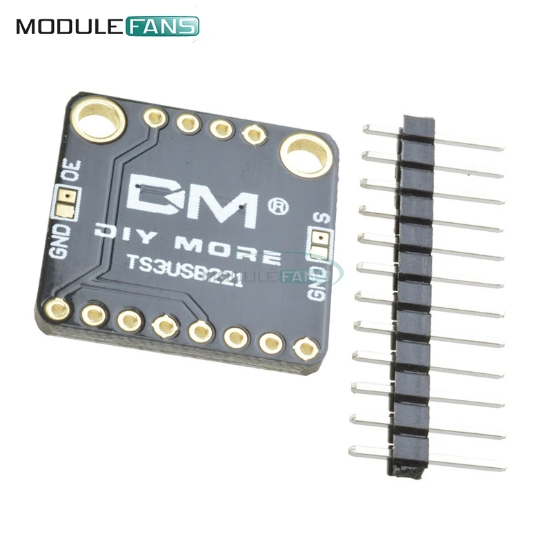 TS3USB221 High-Speed USB 2.0 (480Mbps) 1:2 Multiplexer To Demultiplexer Switch With Single Enable Board Module