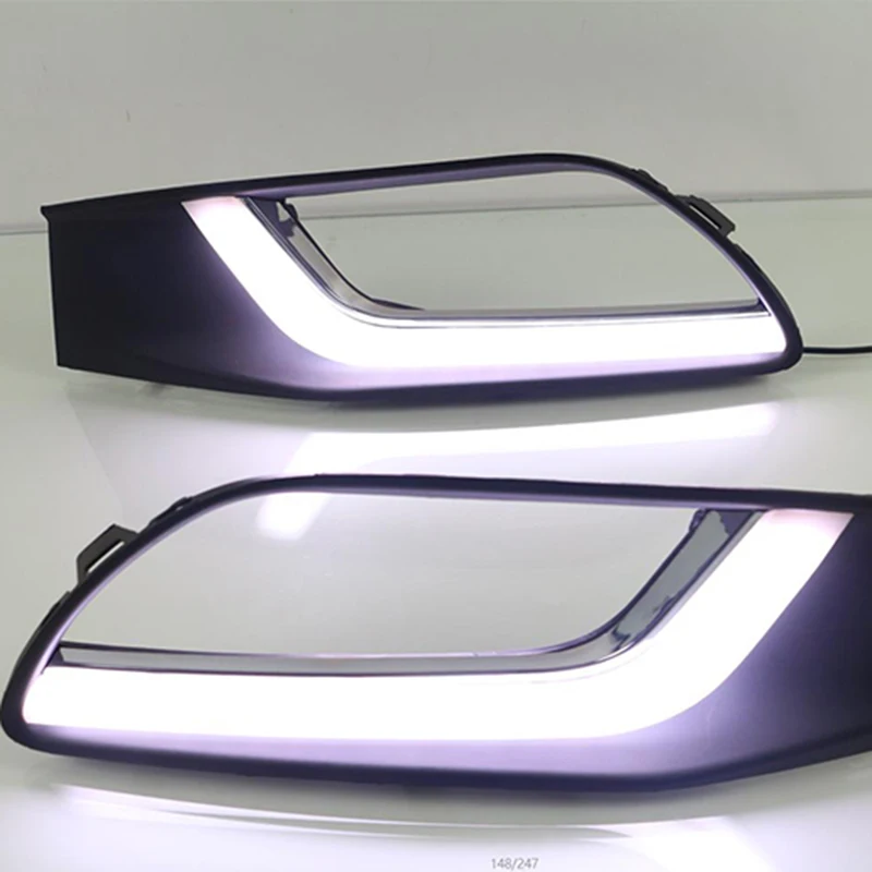 Car Flashing for Besturn B50 2013 2014 2015 LED DRL daytime running light with turn signal function daylight