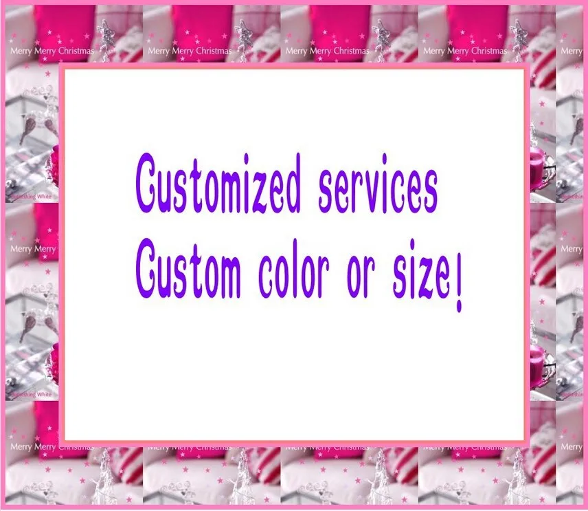 Extra custom-made fee for custom-made size or color extra money for tailor made