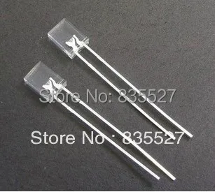 100PCS/LOT 2*5*7 square blue LED light-emitting diode 2mm*5mm*7mm