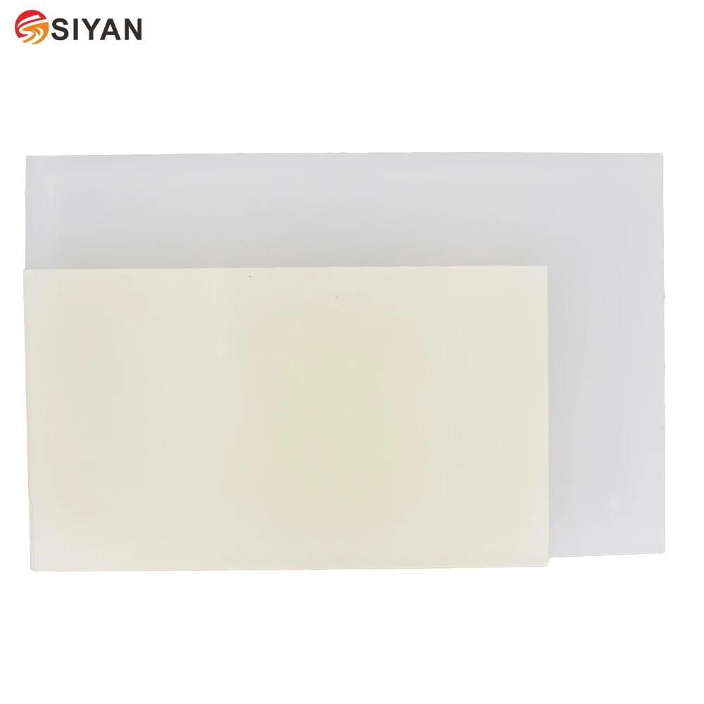 White PVC Punching Board Cutting Mat Thick Rubber Pad for Mallet Stamp Use - Choose 2 Sizes - Kitchen Craft & DIY Tool