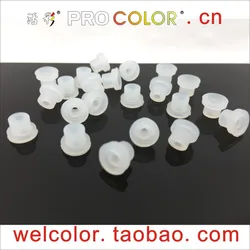 T Shape Hollow Silicone Rubber bushing plug parts grommet single hole Elbow Stopper OD 5.5MM 7/32 7/32