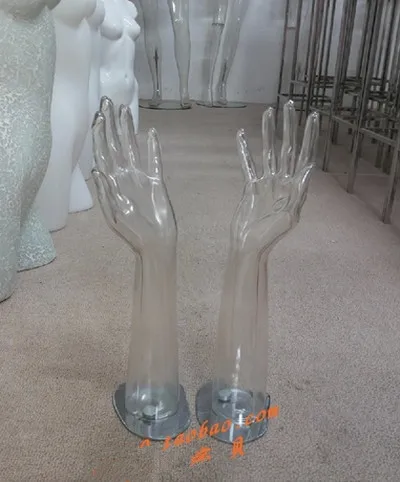 

Free shipping!! New Arrival Transparent Hand Mannequin Plastic Model Hand Made In Guangzhou