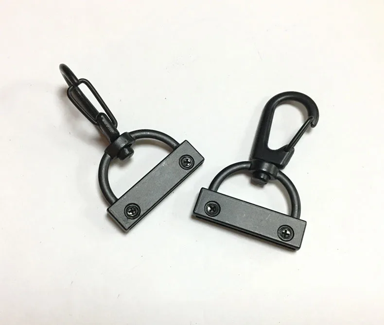 10pcs 25mm Webbing Ribbon Letter belt strap DIY Lobster buckle Clips Clamp Side With Screw bag Accessories luggage clasp