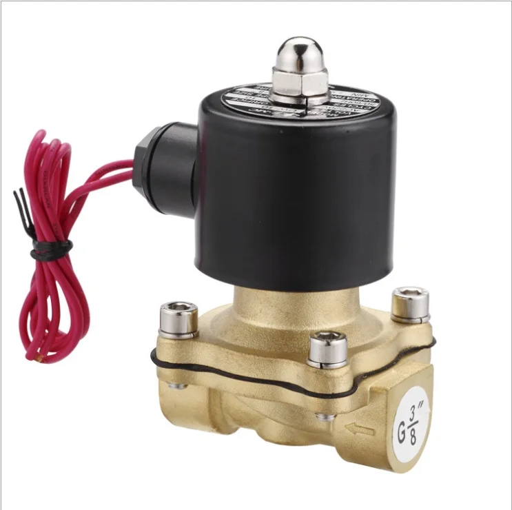 1/2'' Solenoid Valve water Brass 2 Way Valve Oil Gas Valves DC12V DC24V AC110V or AC220V