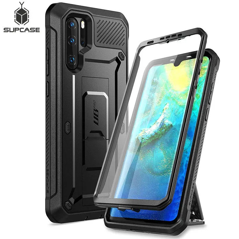 For Huawei P30 Pro Case (2019 Release) SUPCASE UB Pro Heavy Duty Full-Body Rugged Case with Built-in Screen Protector+Kickstand