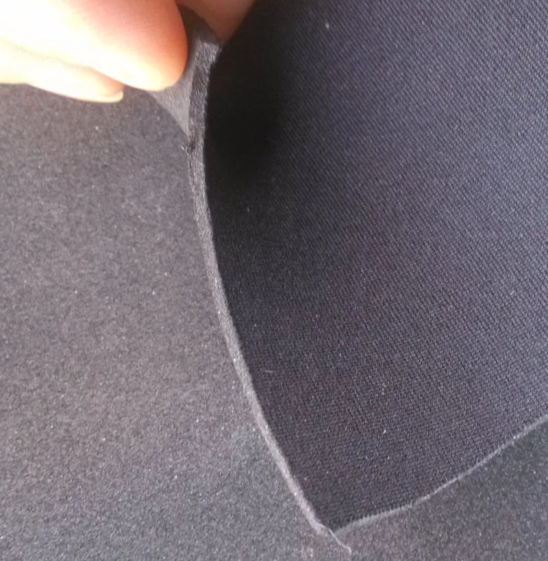 2.0mm Thickness Black One Side Srb Neoprene Fabrics Materials