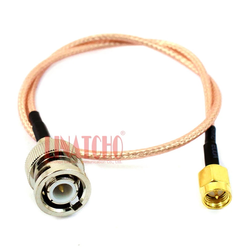 1FT 30CM RG316 low loss coaxial cable pigtail jumper cable BNC male to SMA male