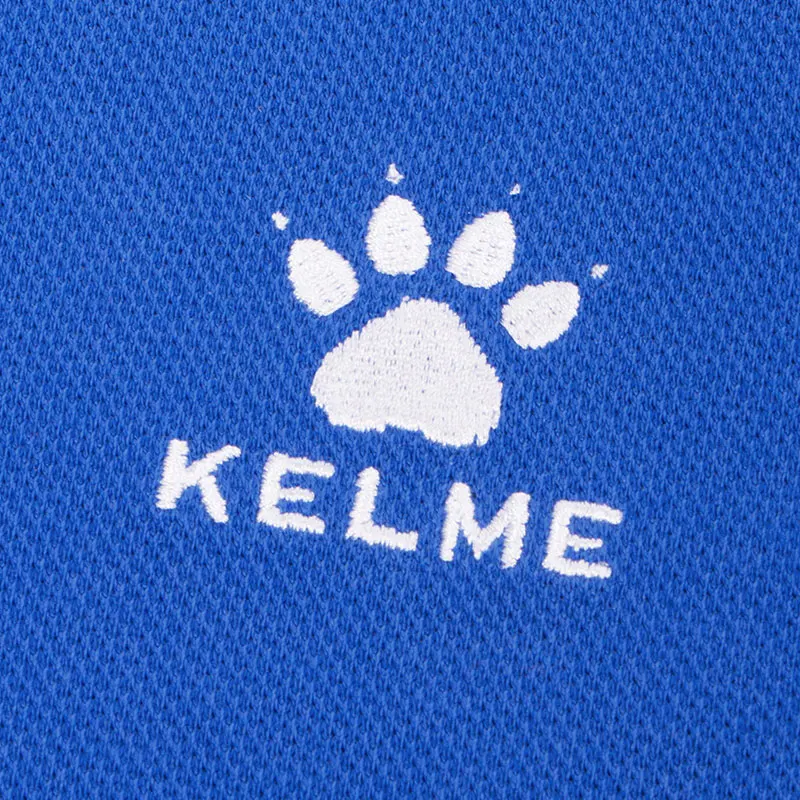 KELME-Camiseta de entrenamiento para hombre, Polo de algodón para correr, camisetas informales de manga corta, Polo de gran cantidad, K15F117