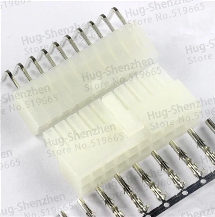 100pcs Automobile connector 5557/5569 Pitch 4.2MM 20P connector Plug + Curved needle seat + terminals