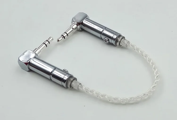 フィーバー3.5オス-オスauxケーブルピュアシルバーケーブル