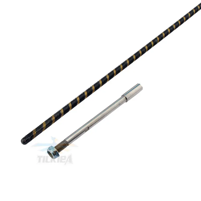 Rc قارب 6.35 مللي متر 1/4 "الكابلات المرنة + الدعامة رمح طول L300/400/500/600/700 مللي متر اليسار/الإيجابية فليكس رمح كابل لقارب الغاز نيترو Rc #3