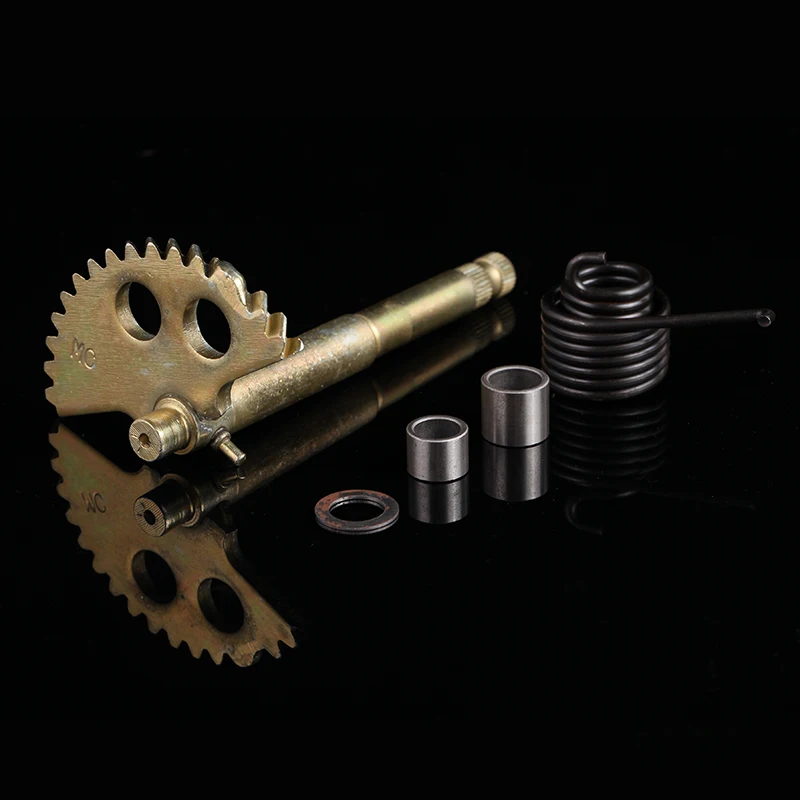 JIA Motor - High Quality Gear GY6 125 or 150cc 130mmKick Start Gear Shaft Spindle With Spring