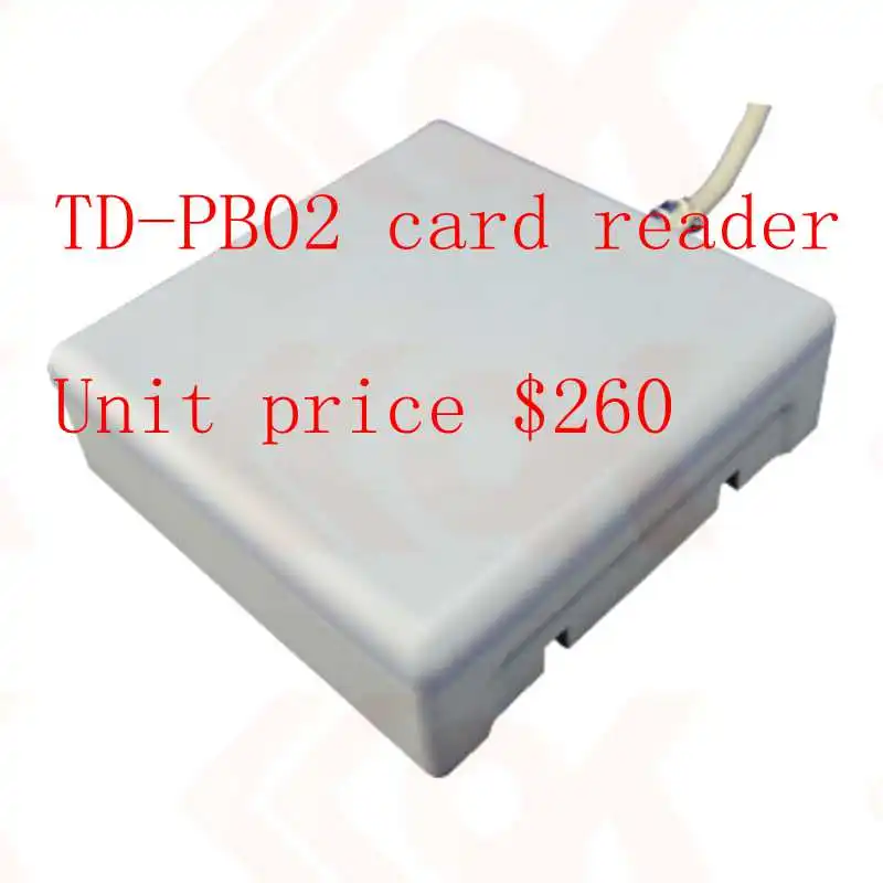 

In freeshipment to United Kingdom TD-PB02 card reader and 200pcs PD-PA02 cards