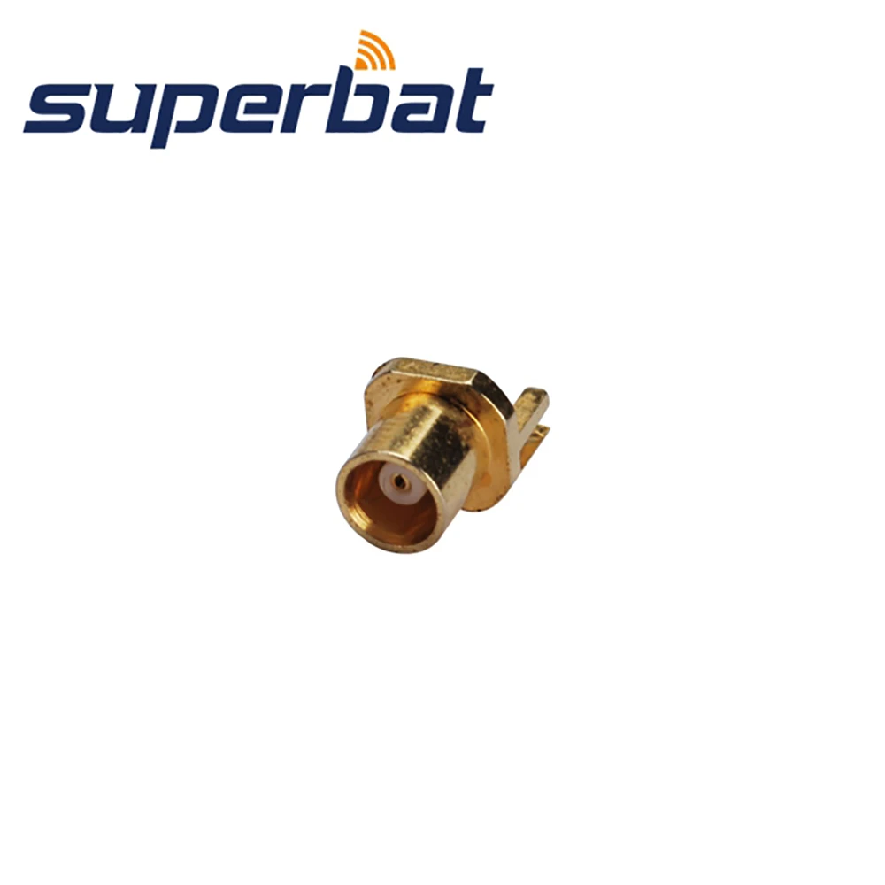 Superbat 10 قطعة MCX نهاية إطلاق أنثى نهاية إطلاق قاعدة لوحة دائرة مطبوعة. 031 RF موصل محوري