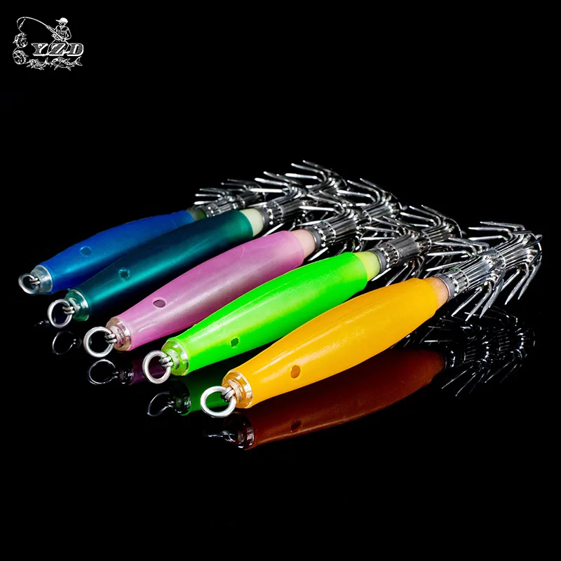 Special Value 10pcs Squid hooks sea fishing lure cuttlefish shrimp octopus squid ink jigs lures bait