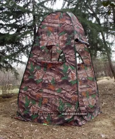 Single Person Hide Portable Privacy Shower Watching Bird Toilet Camping Pop Up Tent Camouflage Photography Outdoor Camping Tent