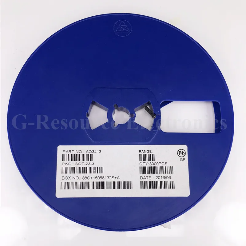 (50 stücke) AO3413 AS5V 3413 SOT-23 MOS-FET Transistor P-Kanal Triode SMD