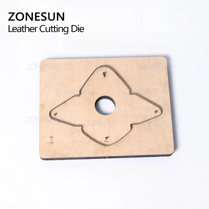 ZONESUN D2 Custom Leather Coin Purse Cutting Die Cutter  Clicker Steel Rule Die Leather Pucnhing Tool For Die Cutting Machine