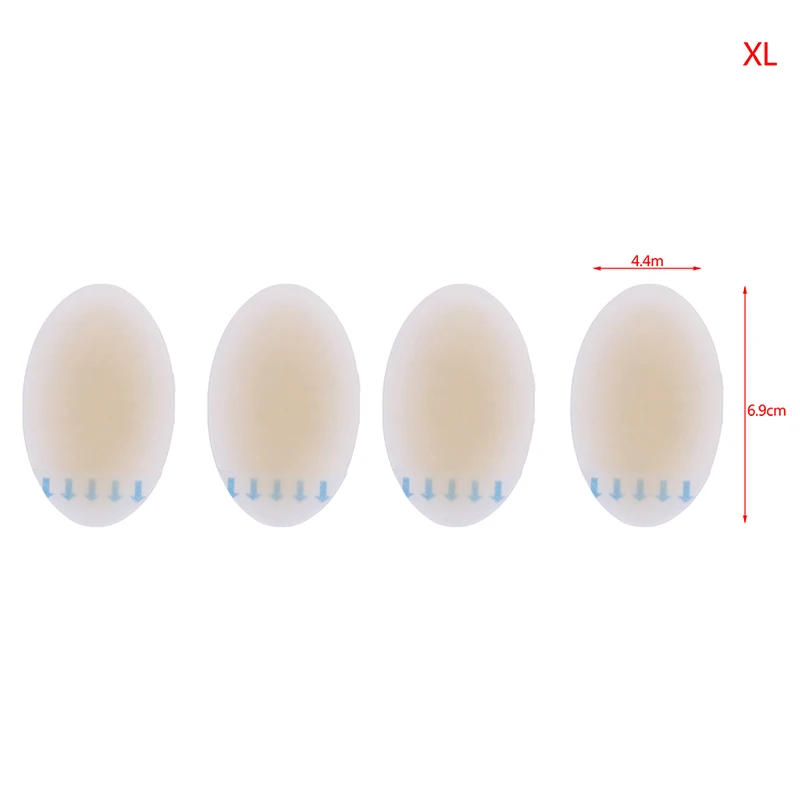 4Pcs Adesivo Del Silicone Gel Idrocolloide Blister Gesso Anti-usura Tacco Sticker Patch Tallone Del Piede Protezione Donna fashion