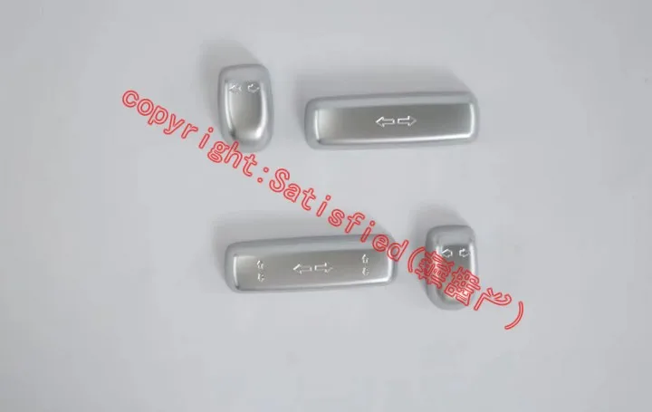 

ABS Pearl Chrome Inside Interior Seat adjustment handle Cover Trim For Acura CDX 2017 2018 Car Accessories Stickers W4