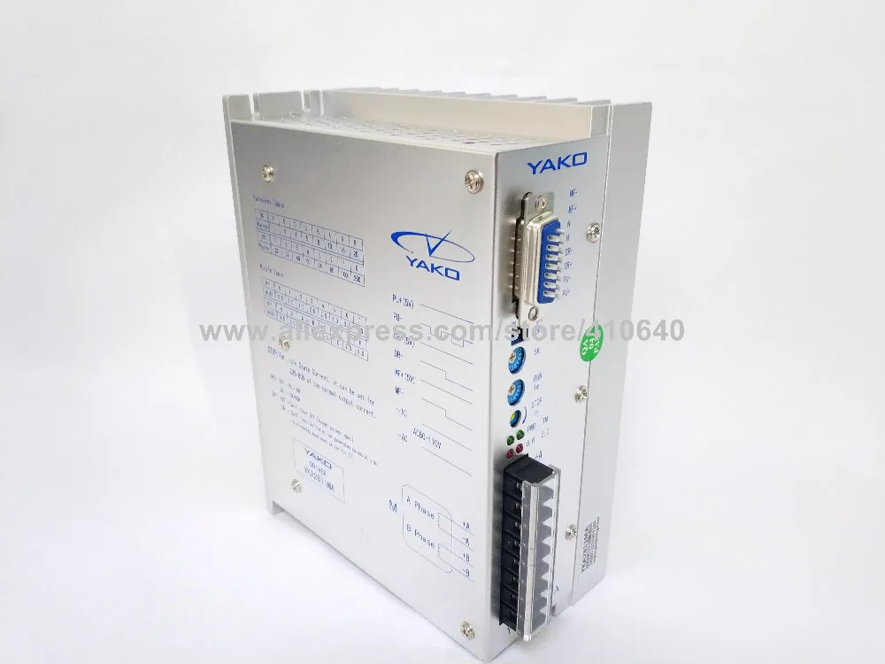 Penggerak Motor Stepper YAKO YKA2811MA Asli untuk Motor Stepper Hibrida NEMA34 Hingga 50 dengan AC 60 Hingga 110V