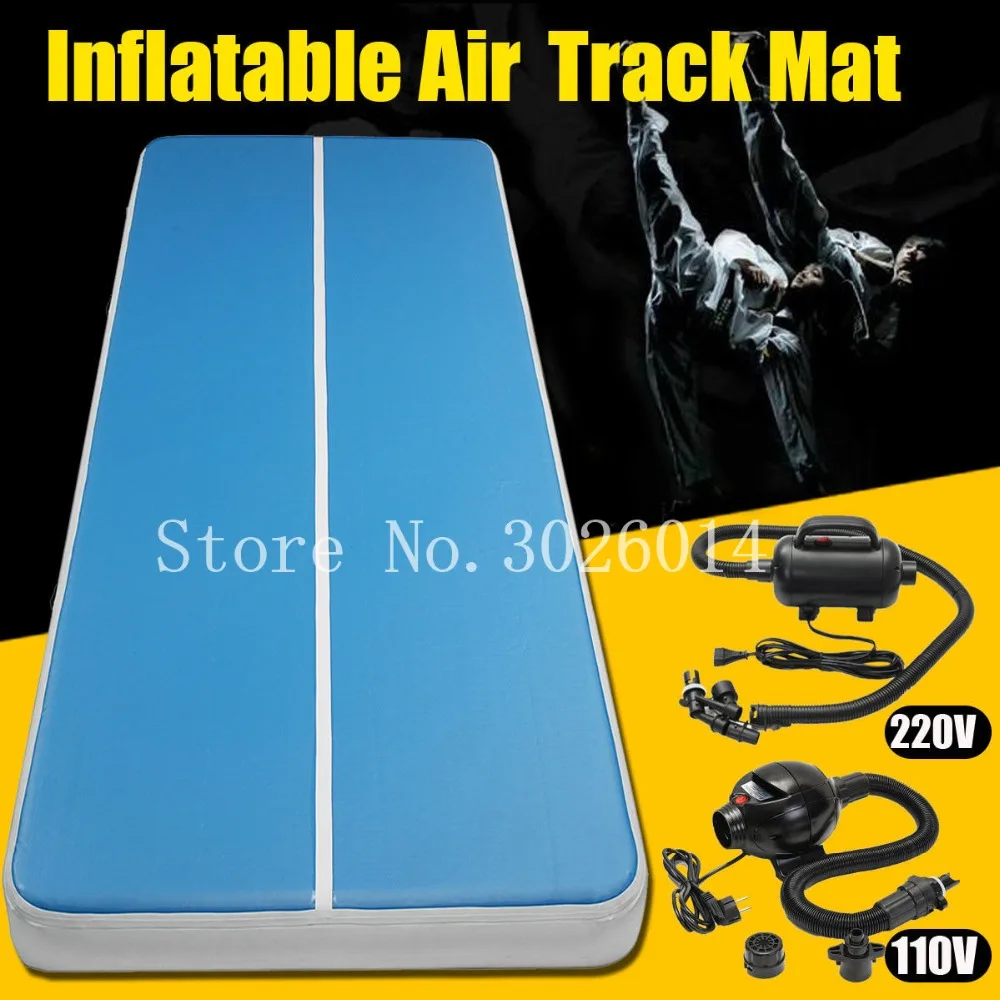 HIBADOU 6x2x0.2m Air Track Tumble Mat Inflatable Gymnastics Mat Tumble Track Air Track Mat Air Track Floor Mats with Pump