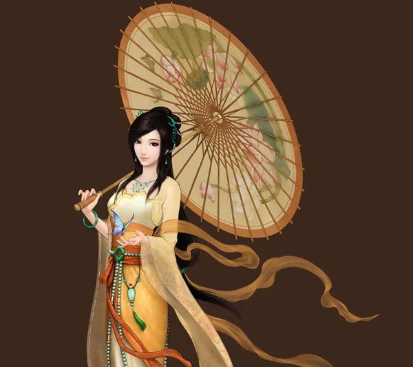 

Free shipping waterproof and sunshade wedding props umbrella chinese lotus painting collection gift cospaly oiled paper umbrella