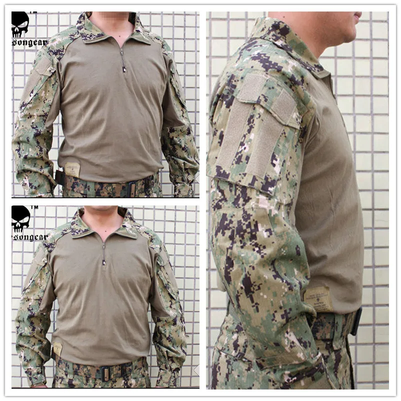 

Emerson Tactical G3 Combat shirt Emerson BDU airsoft wargame shirt AOR2 EM8596