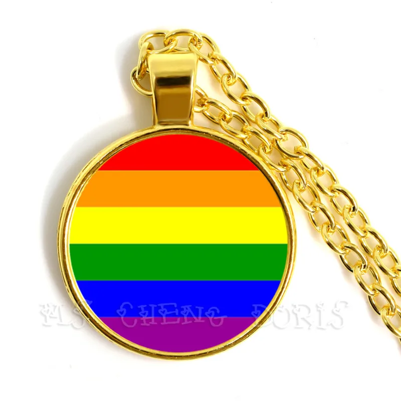 Gay Pride Pocket Watch Necklace Same Sex Lgbt Jewelry Gay Lesbian Pride With Rainbow Love Wins Gift Same Sex Marriage