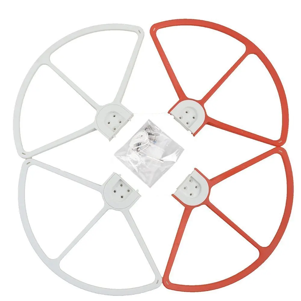 4 Pieces/lot Prop Protector Propeller Guard Bumper Protector for DJI Phantom 3 Quadcopter (2 red+2 white)