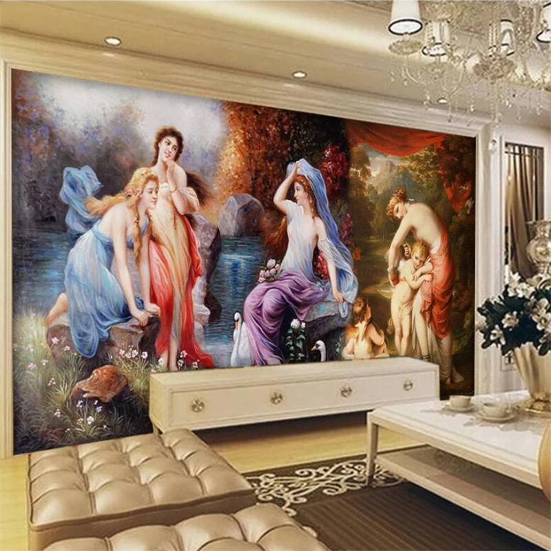 

beibehang papier peint Custom wallpaper 3d murals European and American classical palace murals living room bedroom 3d wallpaper