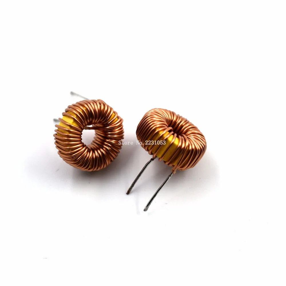 5PCS Toroid Inductor 100UH 100uh 6A Winding Magnetic Inductance Coil Toroidal inductors New