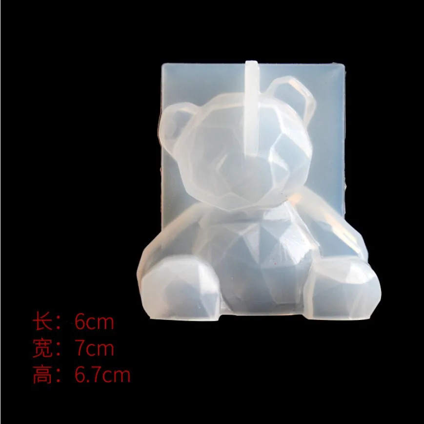 3D Bear Unicorn Horn Cat Loving Heart Lion Wolf Silicone Sugarcraft Mold Fondant Cake Decorating Tools