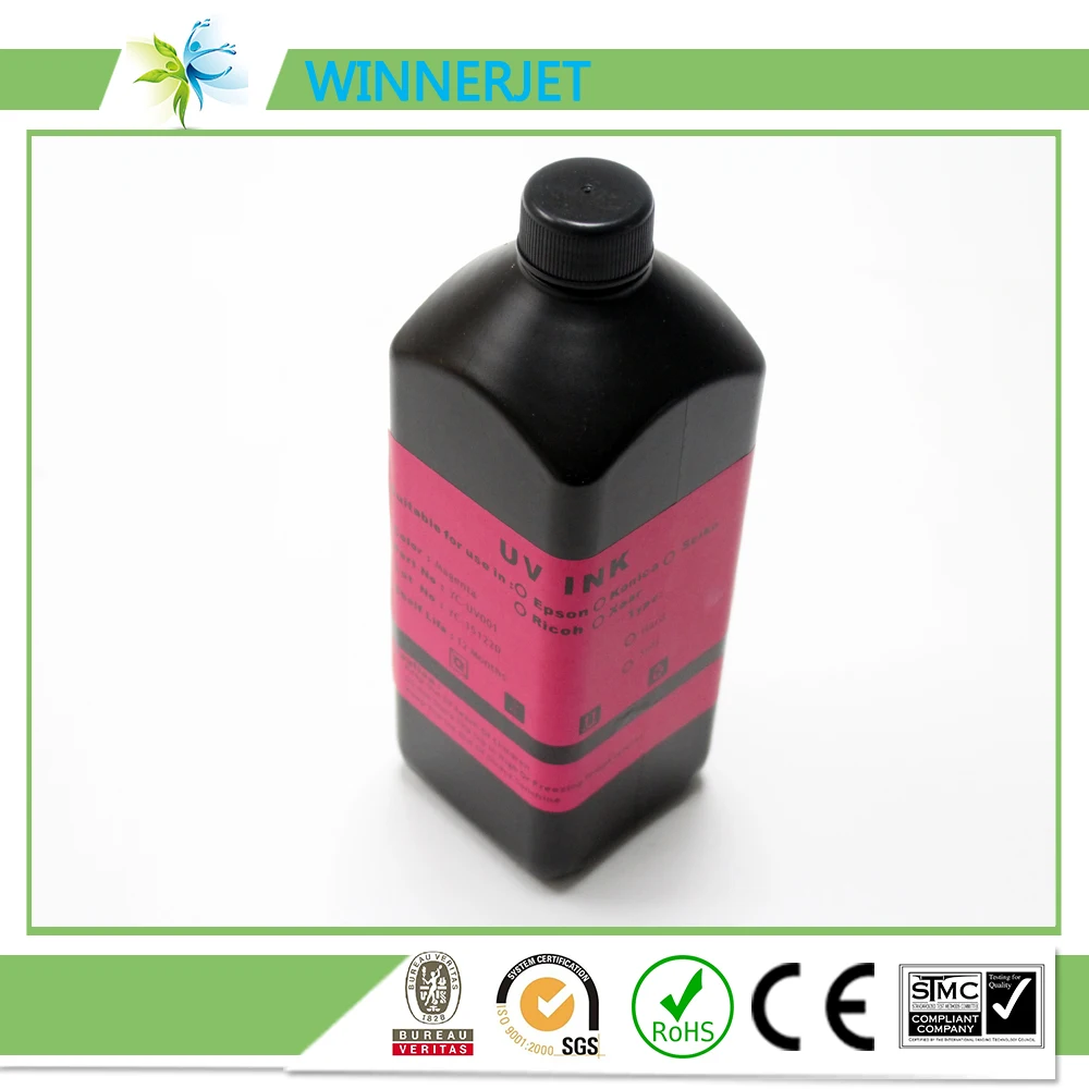 Winnerjet 8 Color UV ink for Konica 512/1024 printhead