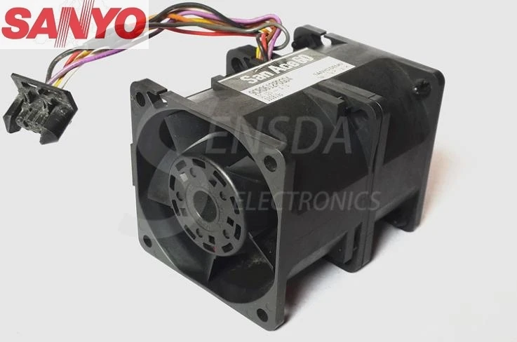 

For Sanyo 9CR0612P0G04 6076 4.7A DC 12V 6cm 60mm high speed car booster violent inverter cooling fans