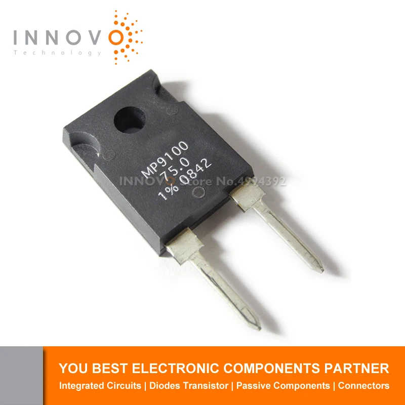 

INNOVO MP9100-10.0-1 % MP9100-10.0 MP9100 резисторы для толстой пленки 10 Ом 100 Вт 1% до-247, новинка, оригинал