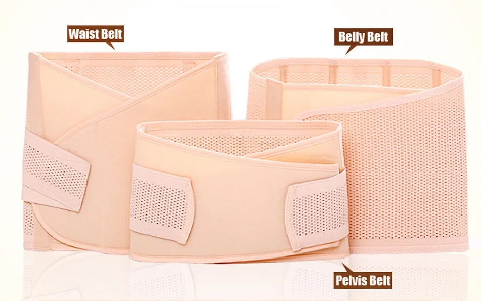 3in1 Waist Shapewear Breathable Belly Postpartum Abdominal Belt Recovery Belly/abdomen/pelvis Pregnant Reducer shaper