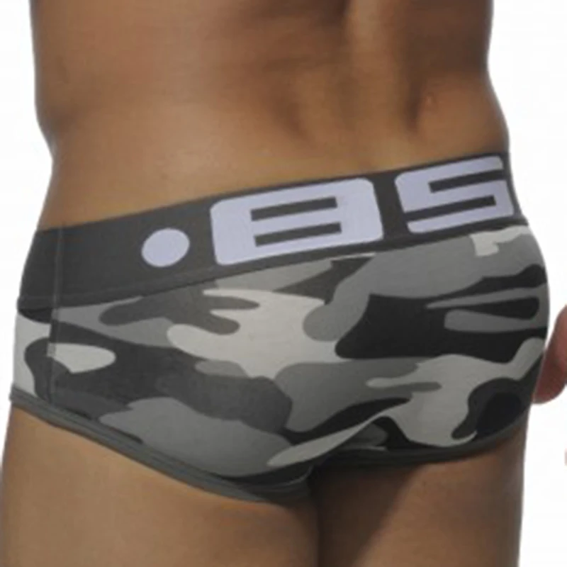 Brand Sexy underwear men Camouflage printed Cotton briefs men panties calzoncillos hombre slip Gay underwear Penis