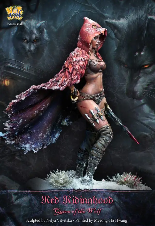 Resin kit ancient woman soldier