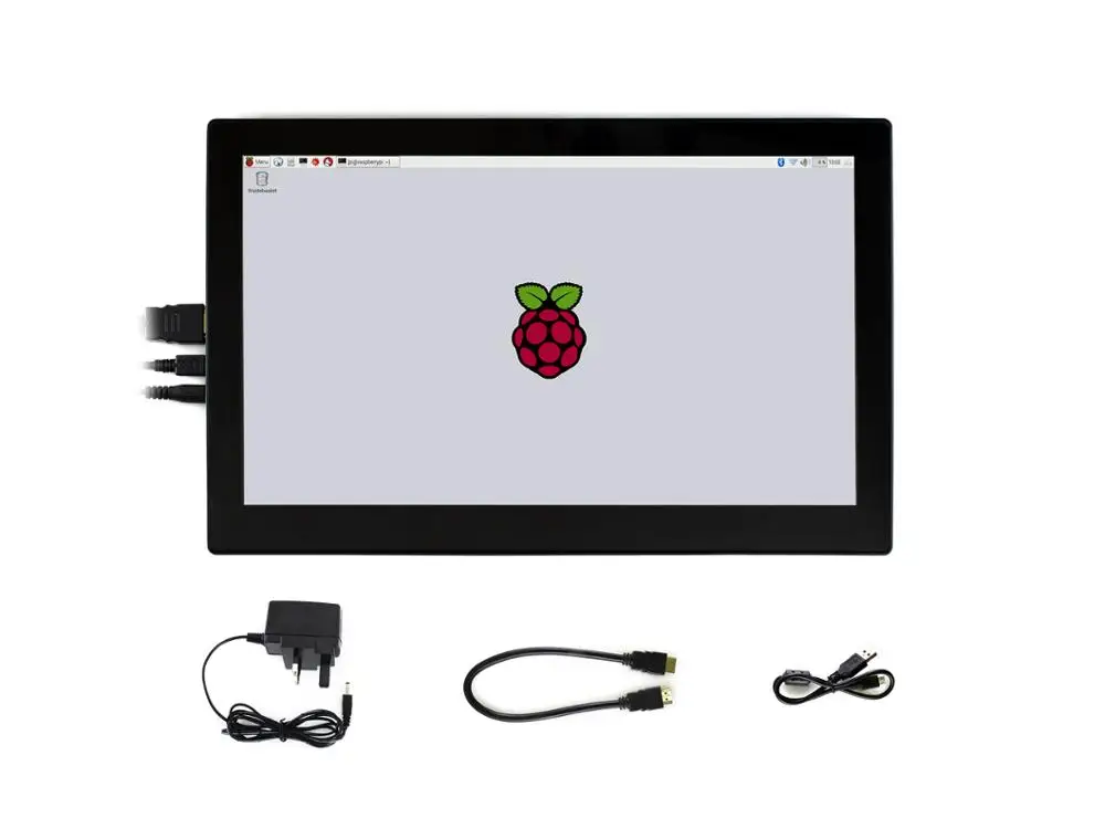 Waveshare 13.3inch, IPS, 1920*1080, Capacitive Touch Screen with Toughened Glass Cover, SupportsRaspberry Pi, BB Black,desktop