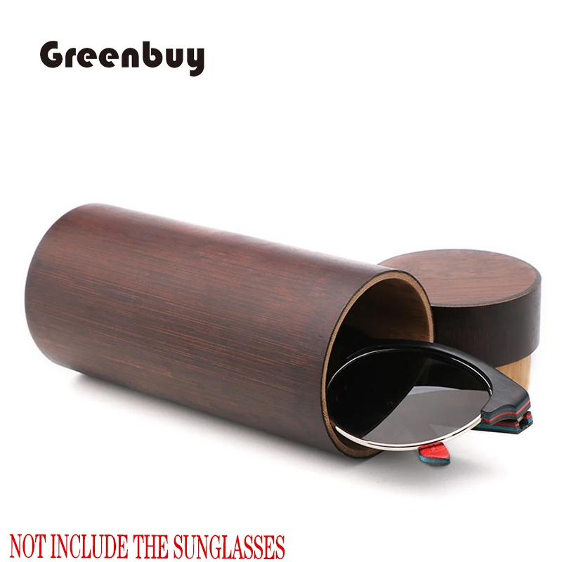 

New eyeglasses box male and female Sunglasses bamboo eyeglasses box personality creativity bamboo originaltubebrown box bag