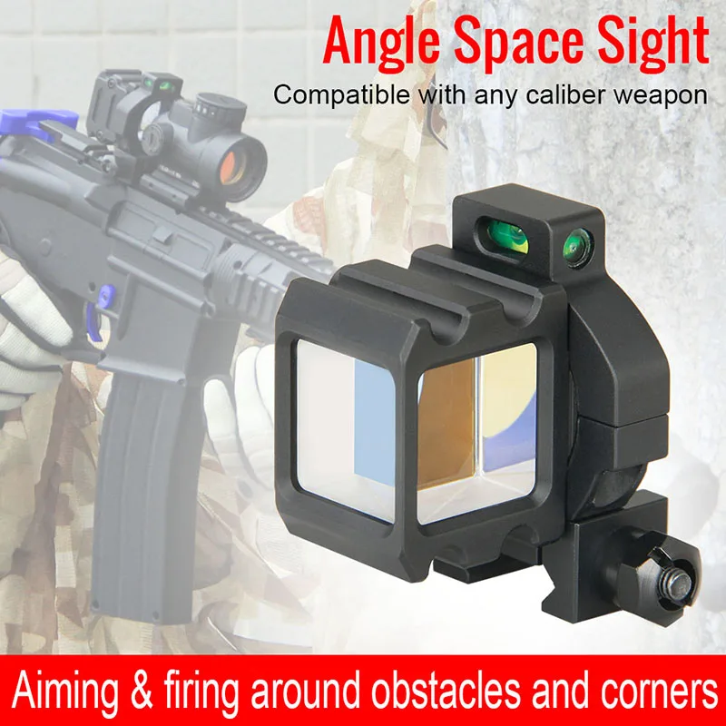 Full Metal Airsoft scope Mirror Corner Sight 360 Rotate Angle Sight For Wargame CQB GZ1-0401 - view 2