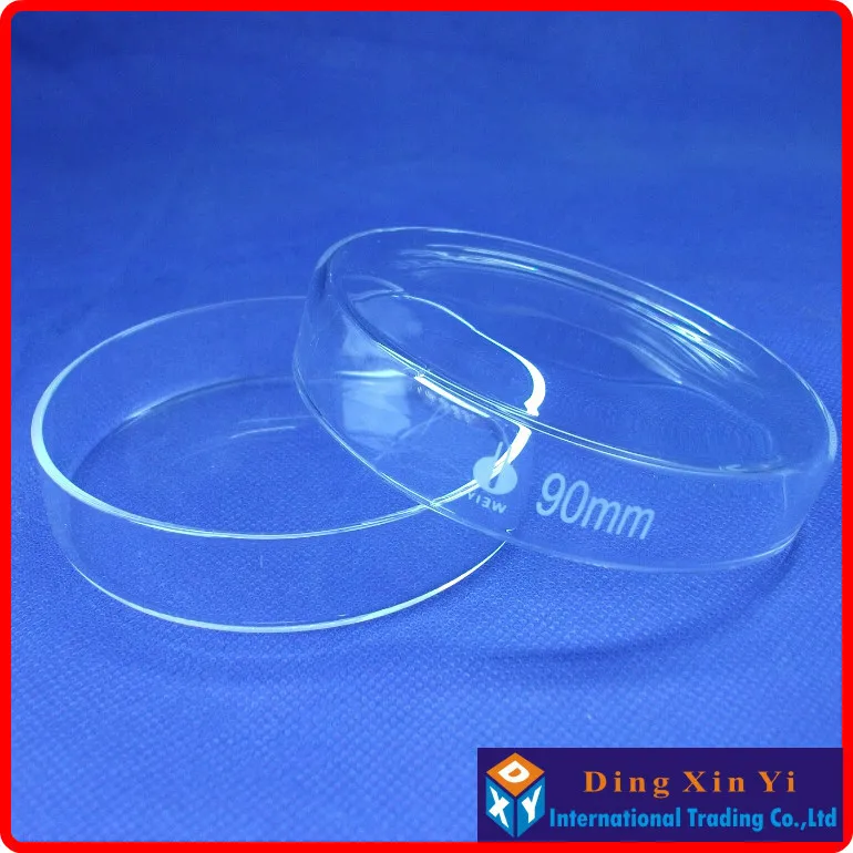 (8 pieces/lot)90mm high borosilicate glass petri dish,Glass culture dish,High Quality and high temperature resistance